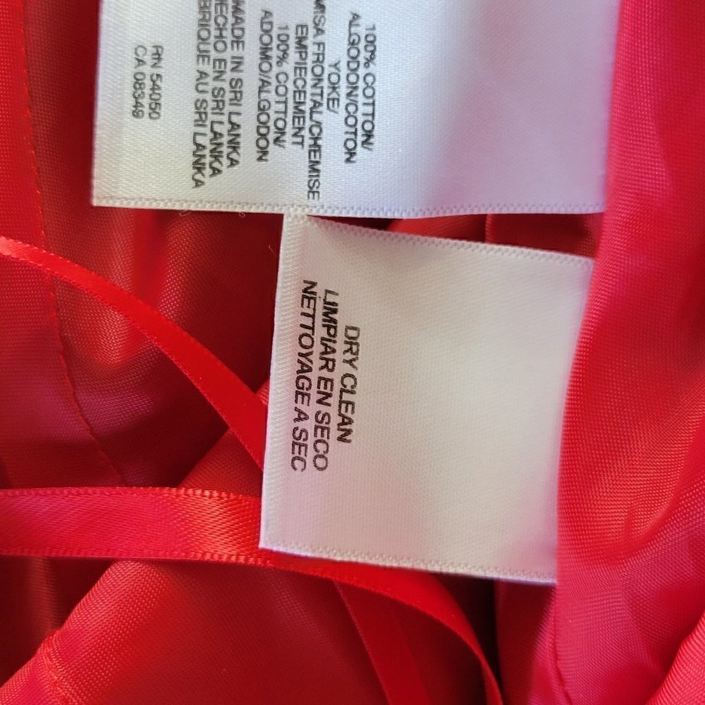 Jones New York Red Dress #118  Size 6 - Picture 4 of 6
